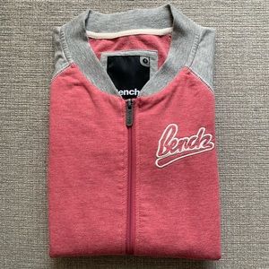 BENCH jacket contrast Red and Gray